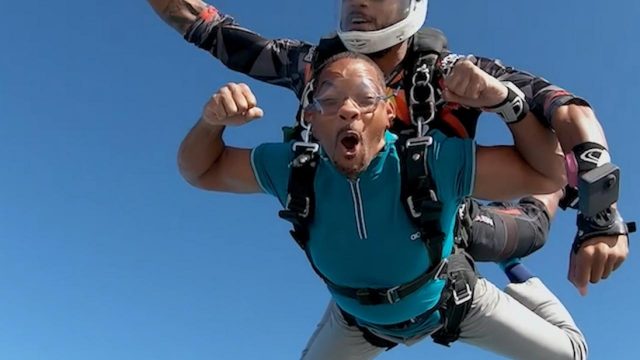 When Will Smith Skydived Over Palm Jumeirah Dubai