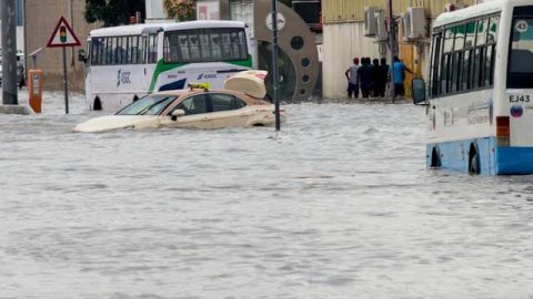 Dubai Flooding — Properties Plus Cars Destroyed, Commuters Stuck